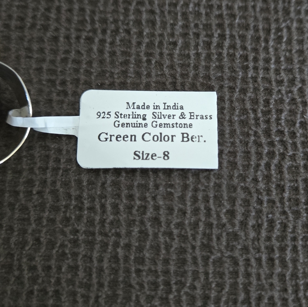 Shivam Green💚 Beryl Bypass Ring💍 - NWT - Picture 6 of 16